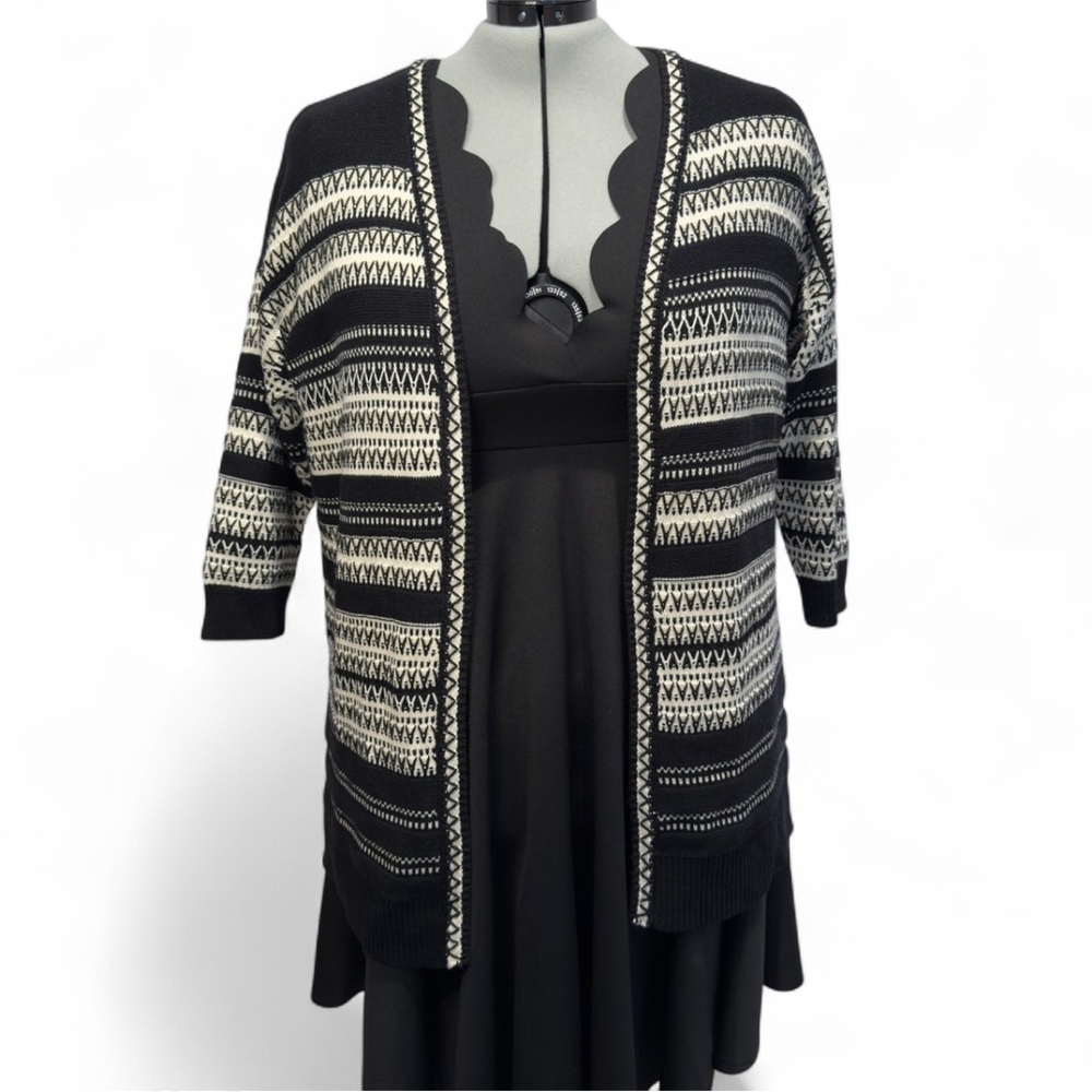 Lane Bryant Open Front Cardigan Sweater Cozycore Minimalist Plus Size 18W/20W